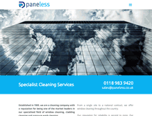 Tablet Screenshot of paneless.co.uk